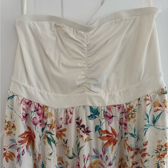 Torrid Women’s Midi Jersey Challis Sweetheart Tube Dress with Floral Print Sz 2X - Picture 7 of 7